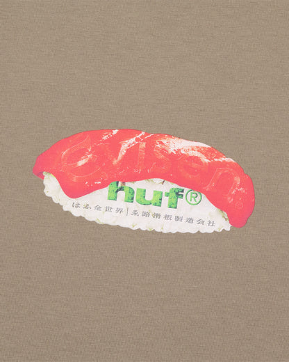 HUF x EVISEN HUF SUSHI S/S TEE - CHARCOAL