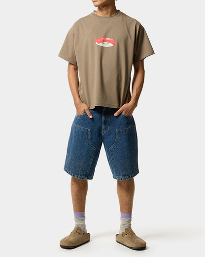 HUF x EVISEN HUF SUSHI S/S TEE - CHARCOAL