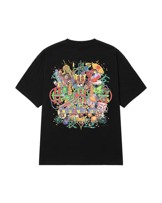 HUF x EVISEN HUF ALLSTAR S/S TEE - BLACK