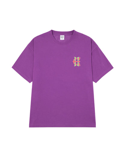HUF x EVISEN HUF ALLSTAR S/S TEE - PURPLE