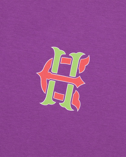 HUF x EVISEN HUF ALLSTAR S/S TEE - PURPLE
