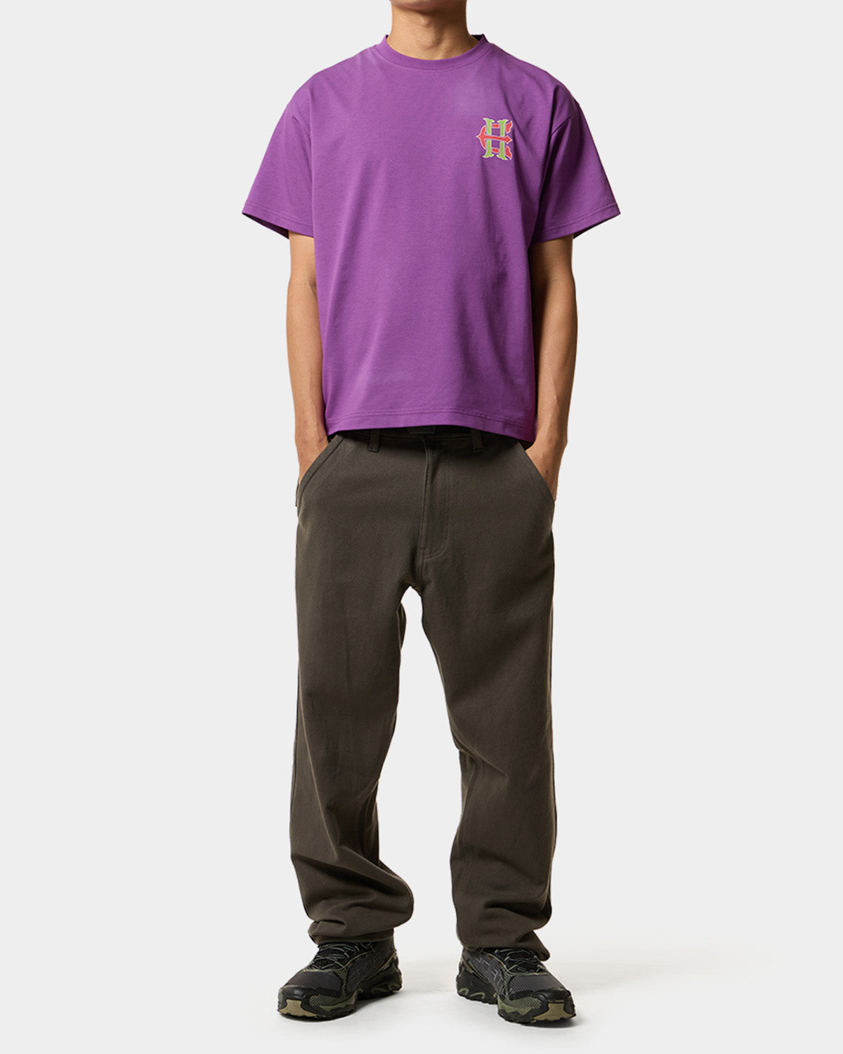 HUF x EVISEN HUF ALLSTAR S/S TEE - PURPLE
