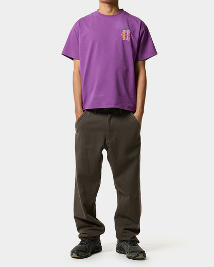 HUF x EVISEN HUF ALLSTAR S/S TEE - PURPLE