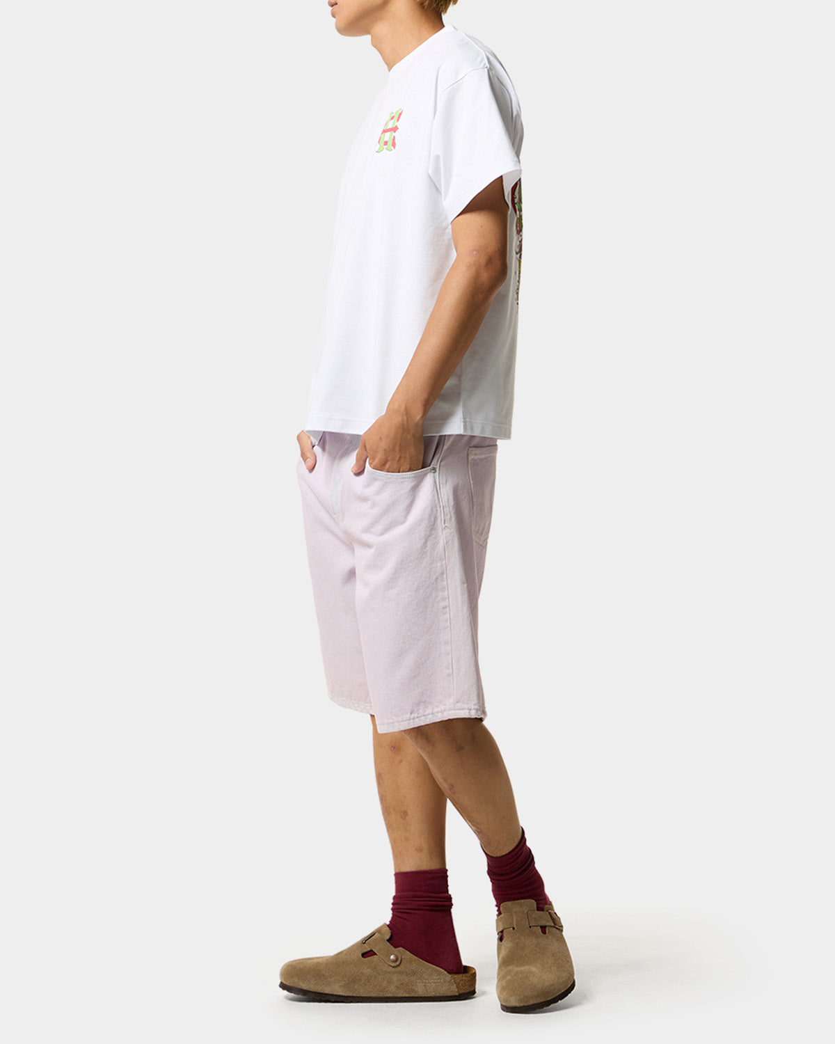 HUF x EVISEN HUF ALLSTAR S/S TEE - PURPLE
