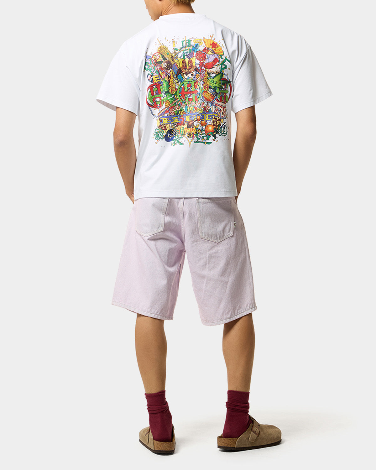 HUF x EVISEN HUF ALLSTAR S/S TEE - PURPLE