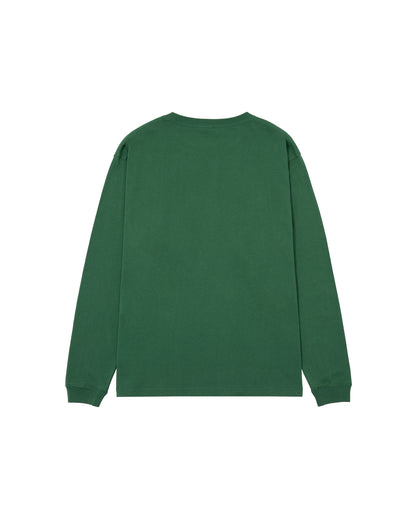 HUF x EVISEN HUFUJI L/S TEE - DARK GREEN