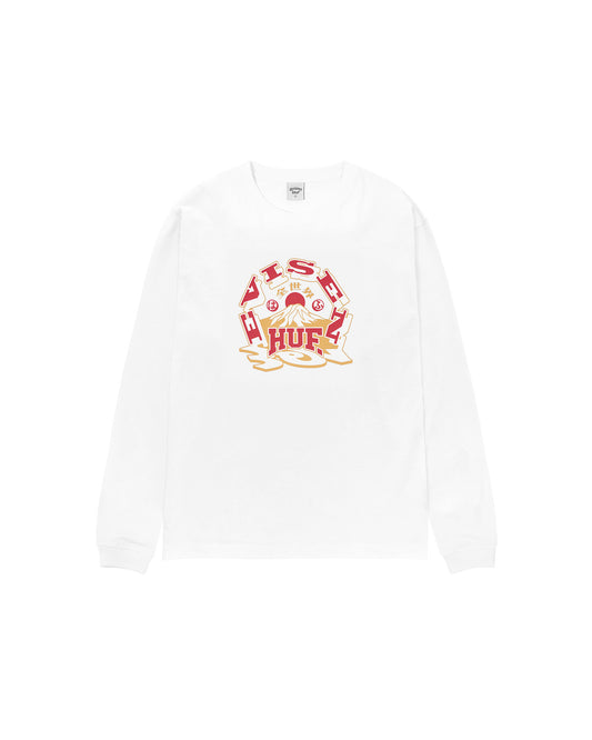 HUF x EVISEN HUFUJI L/S TEE - WHITE