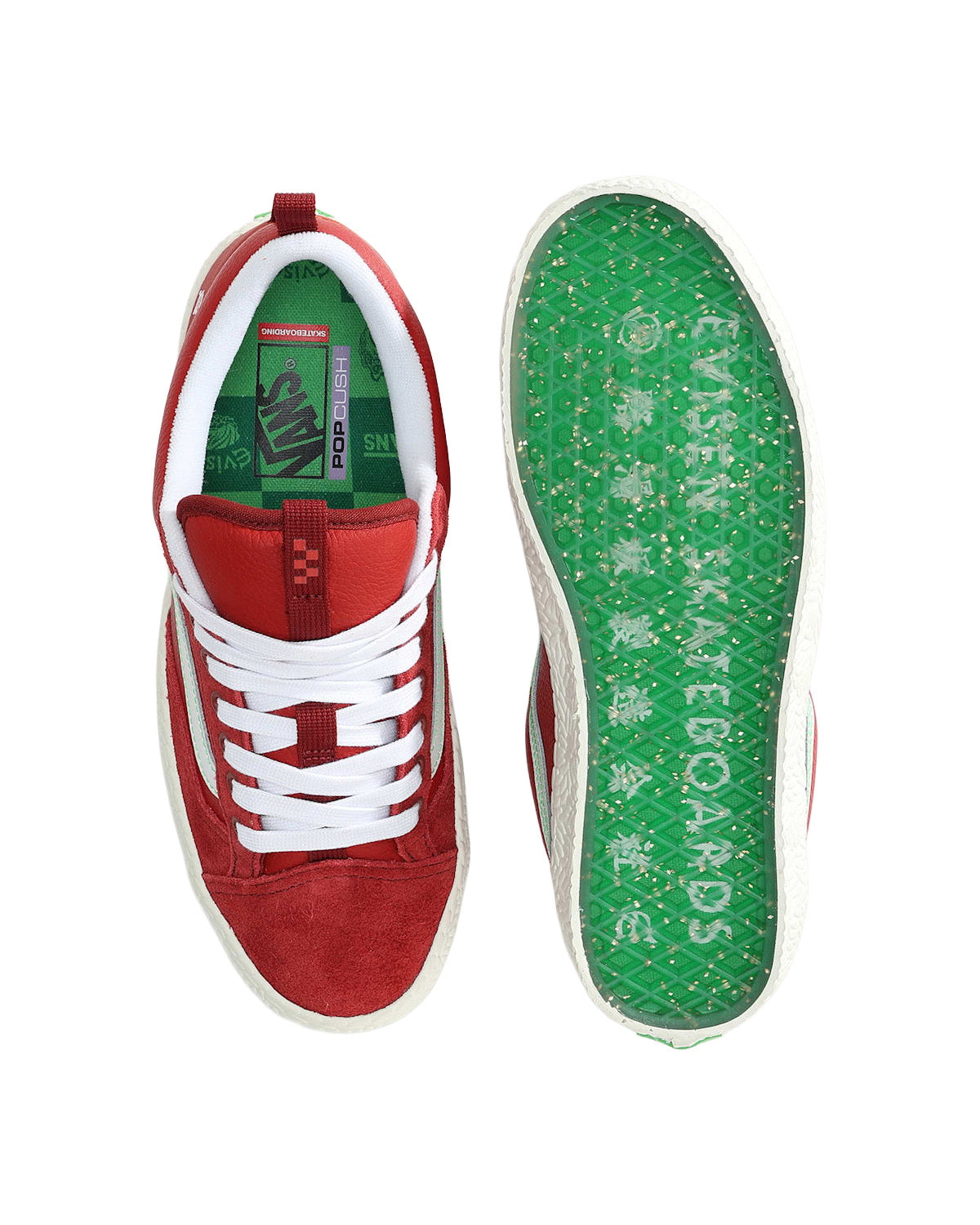VANS x EVISEN SKATE OLD SKOOL 36+ - Ruby Wine