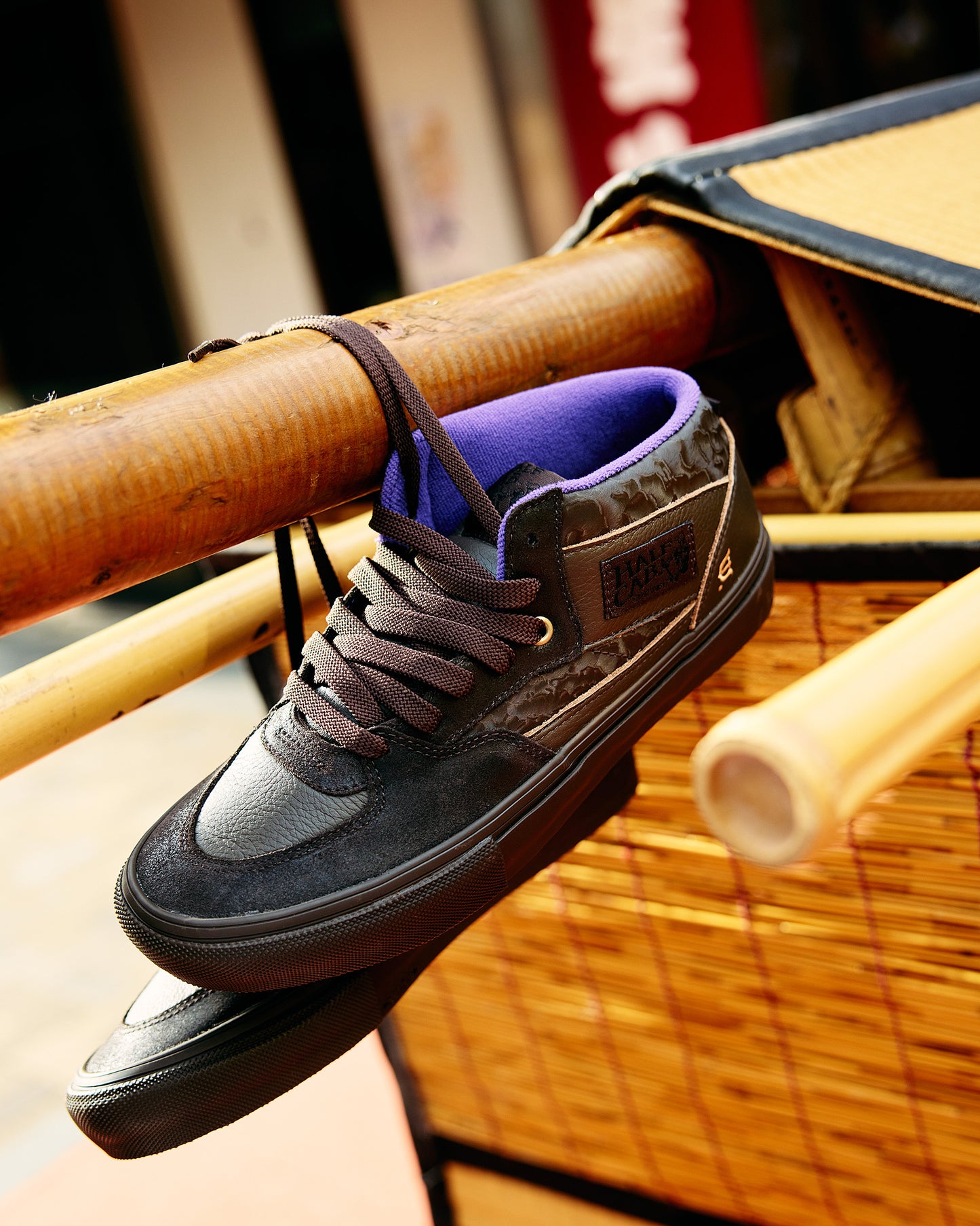 VANS x EVISEN SKATE HALF CAB - Deep Mahogany