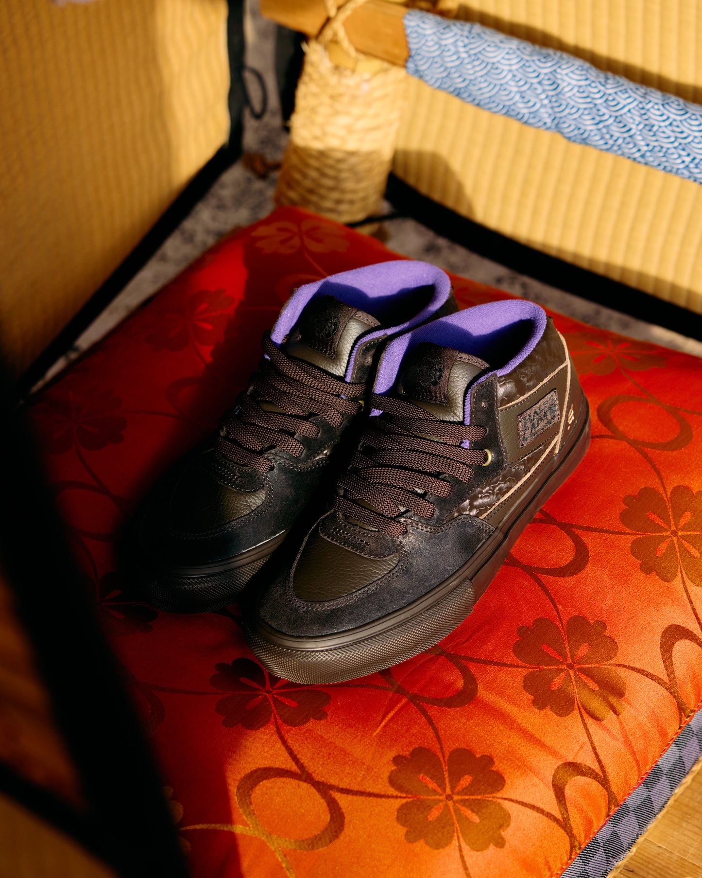 VANS x EVISEN SKATE HALF CAB - Deep Mahogany