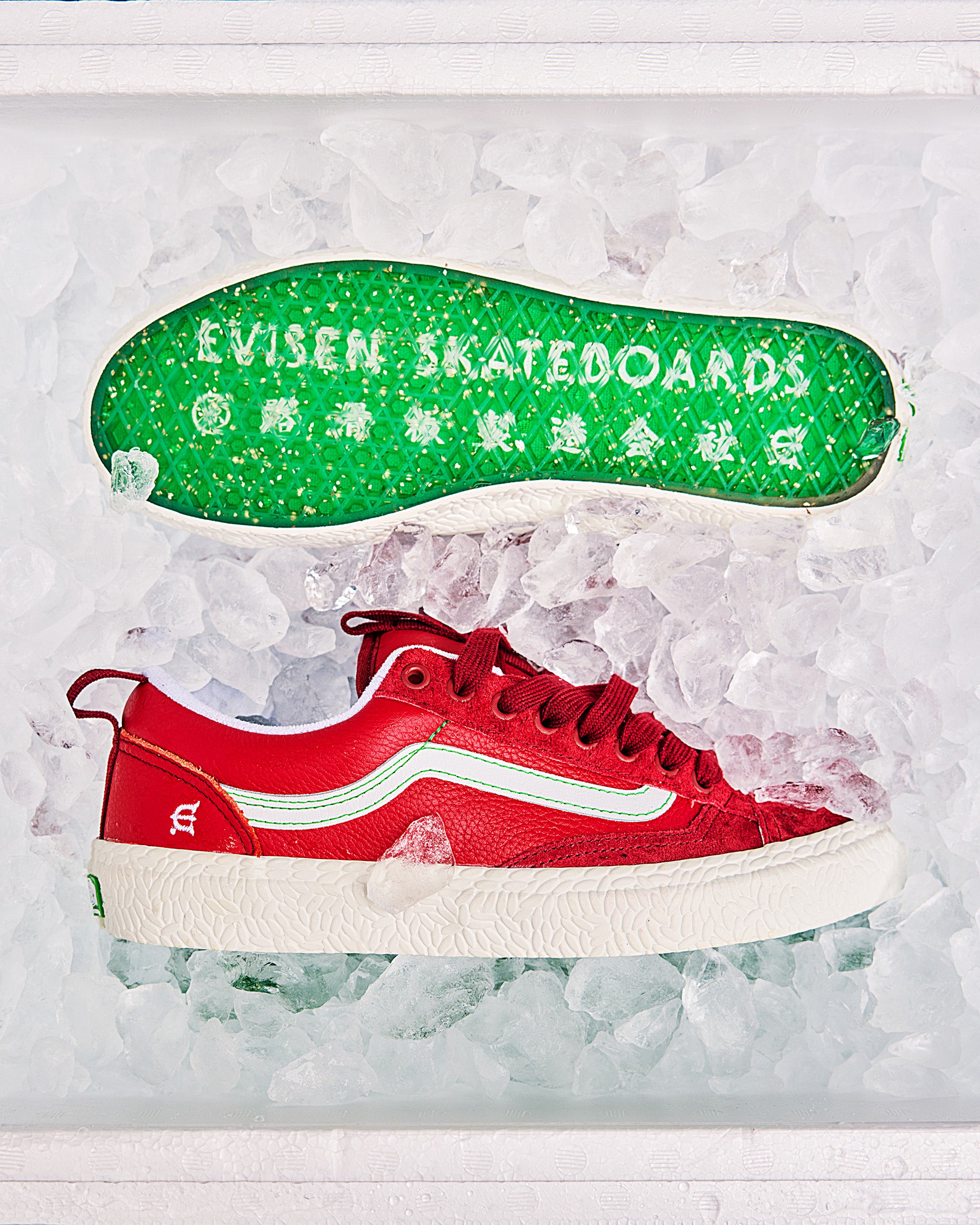 VANS x EVISEN SKATE OLD SKOOL 36+ - Ruby Wine – Evisen Skateboards