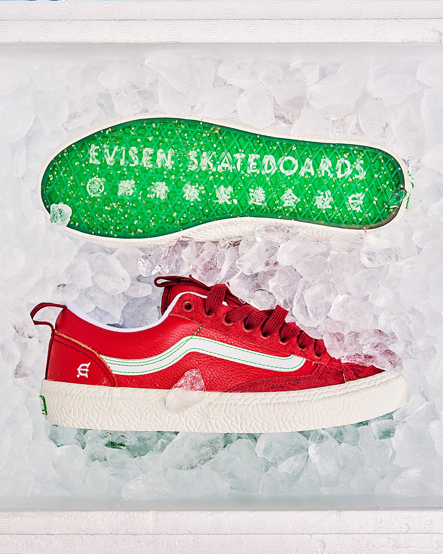 VANS x EVISEN SKATE OLD SKOOL 36+ - Ruby Wine