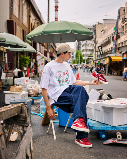 VANS x EVISEN SKATE OLD SKOOL 36+ - Ruby Wine