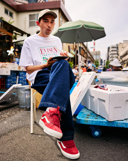 VANS x EVISEN SKATE OLD SKOOL 36+ - Ruby Wine