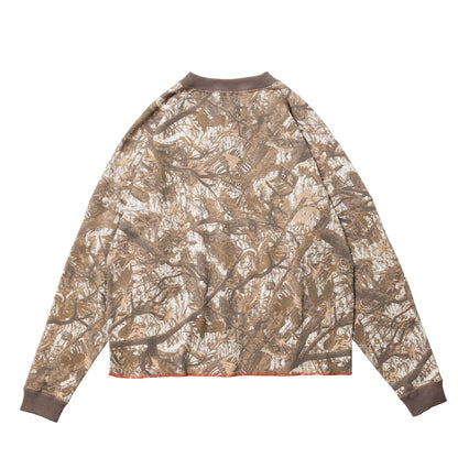 SUSHI CAMO HENLEY NECK THERMAL - BEIGE CAMO