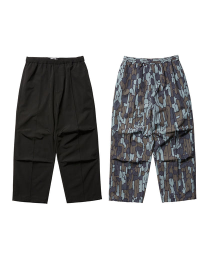 POSTMAN PINTUCK PANTS - BLACK