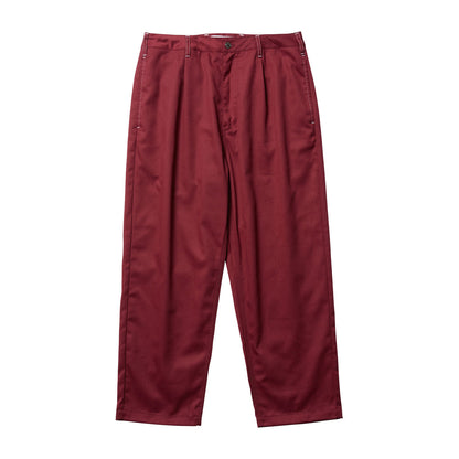 TWILL BOHEMIAN PANTS - BURGUNDY