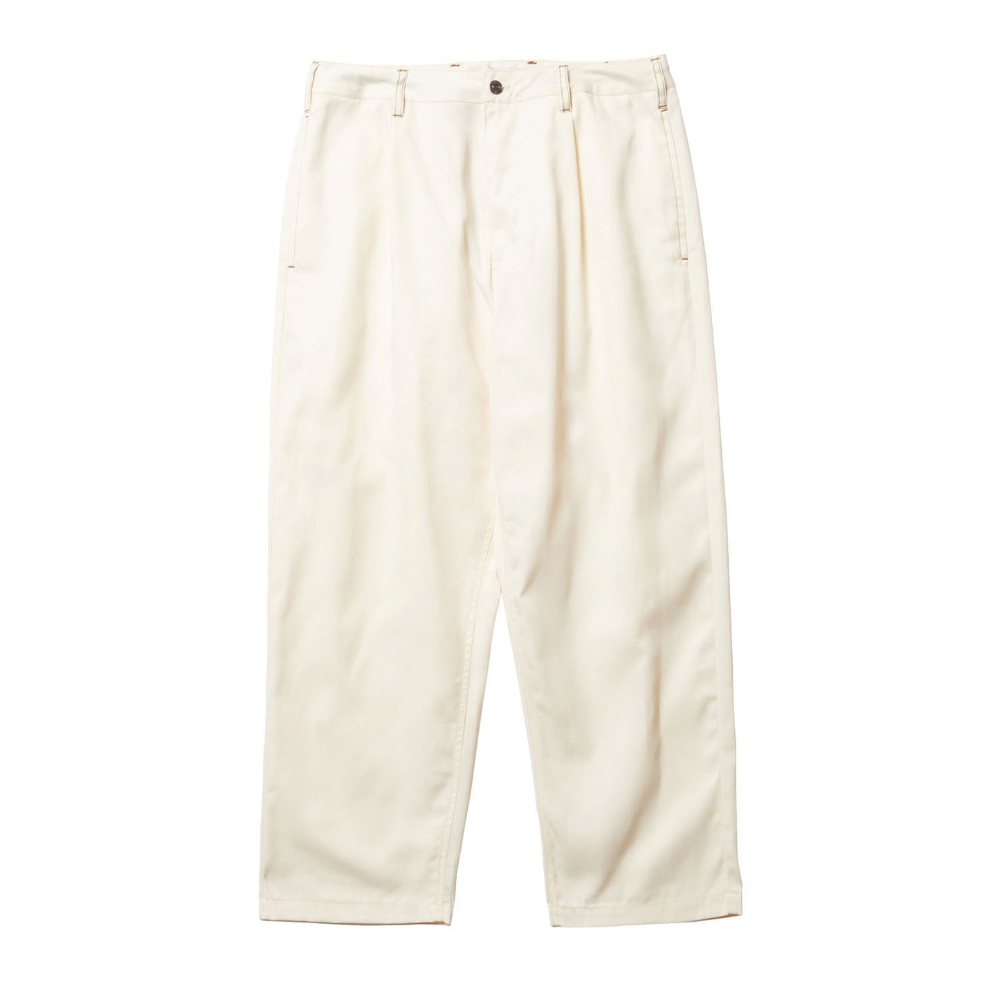 TWILL BOHEMIAN PANTS - WHITE