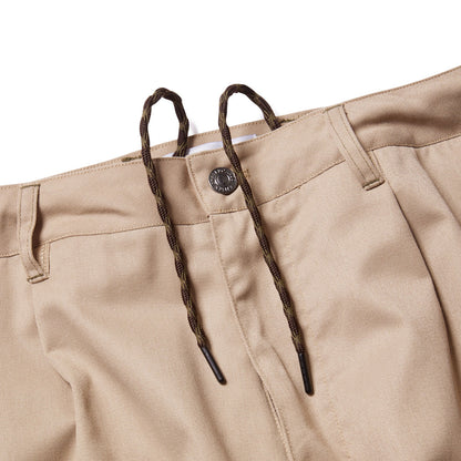 TWILL BOHEMIAN PANTS - BEIGE