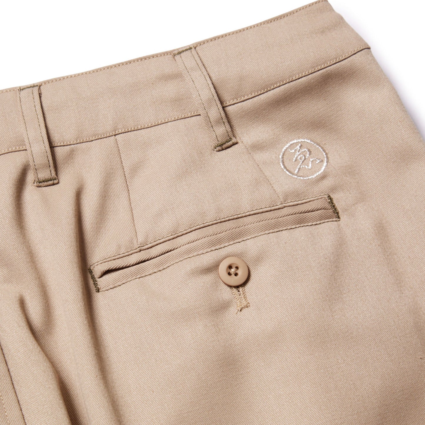 TWILL BOHEMIAN PANTS - BEIGE