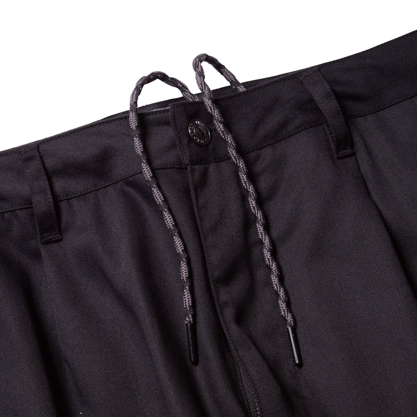 TWILL BOHEMIAN PANTS - BLACK