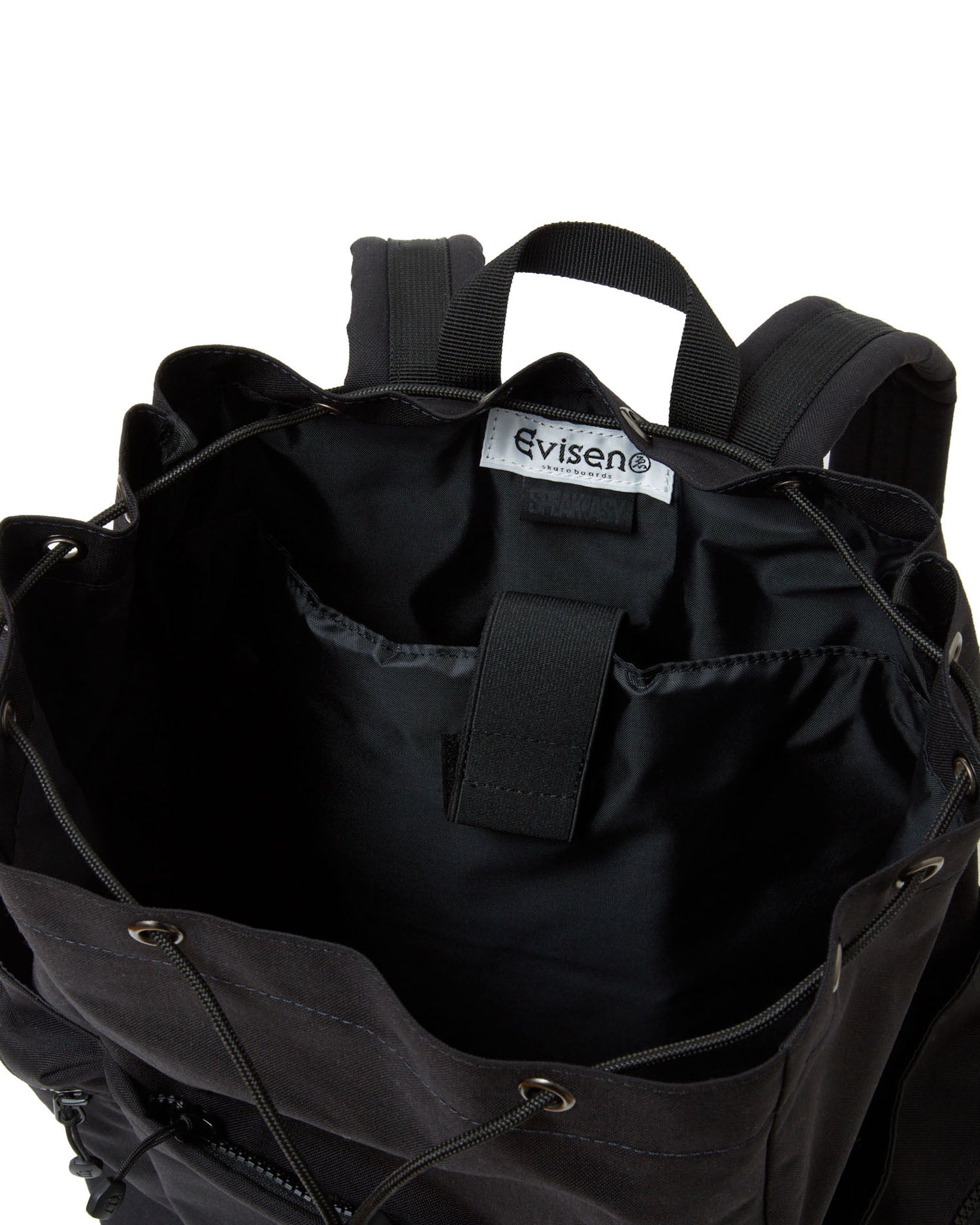 RUCKSACK - BLACK – Evisen Skateboards ゑ (エビセン スケートボード) OFFICIAL ONLINE STORE