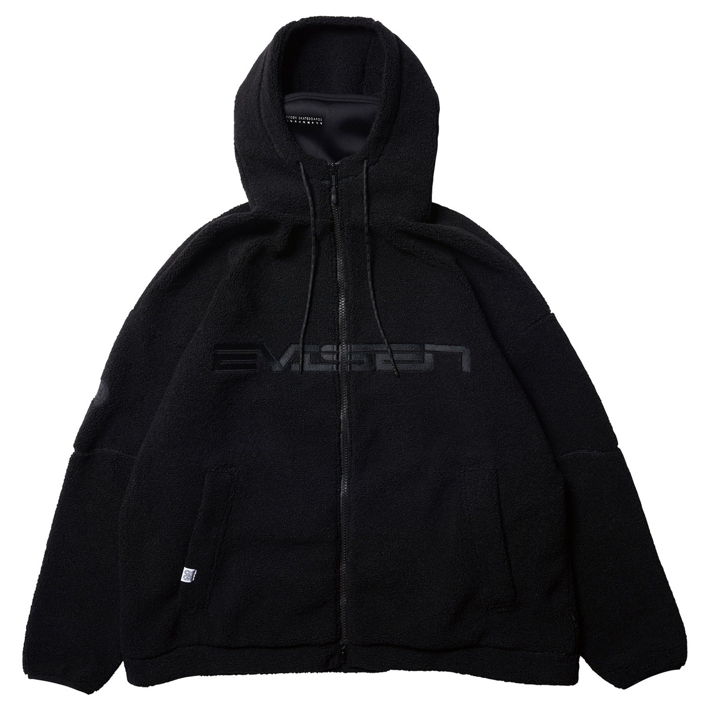 BOA FLEECE ZIP HOODIE - BLACK