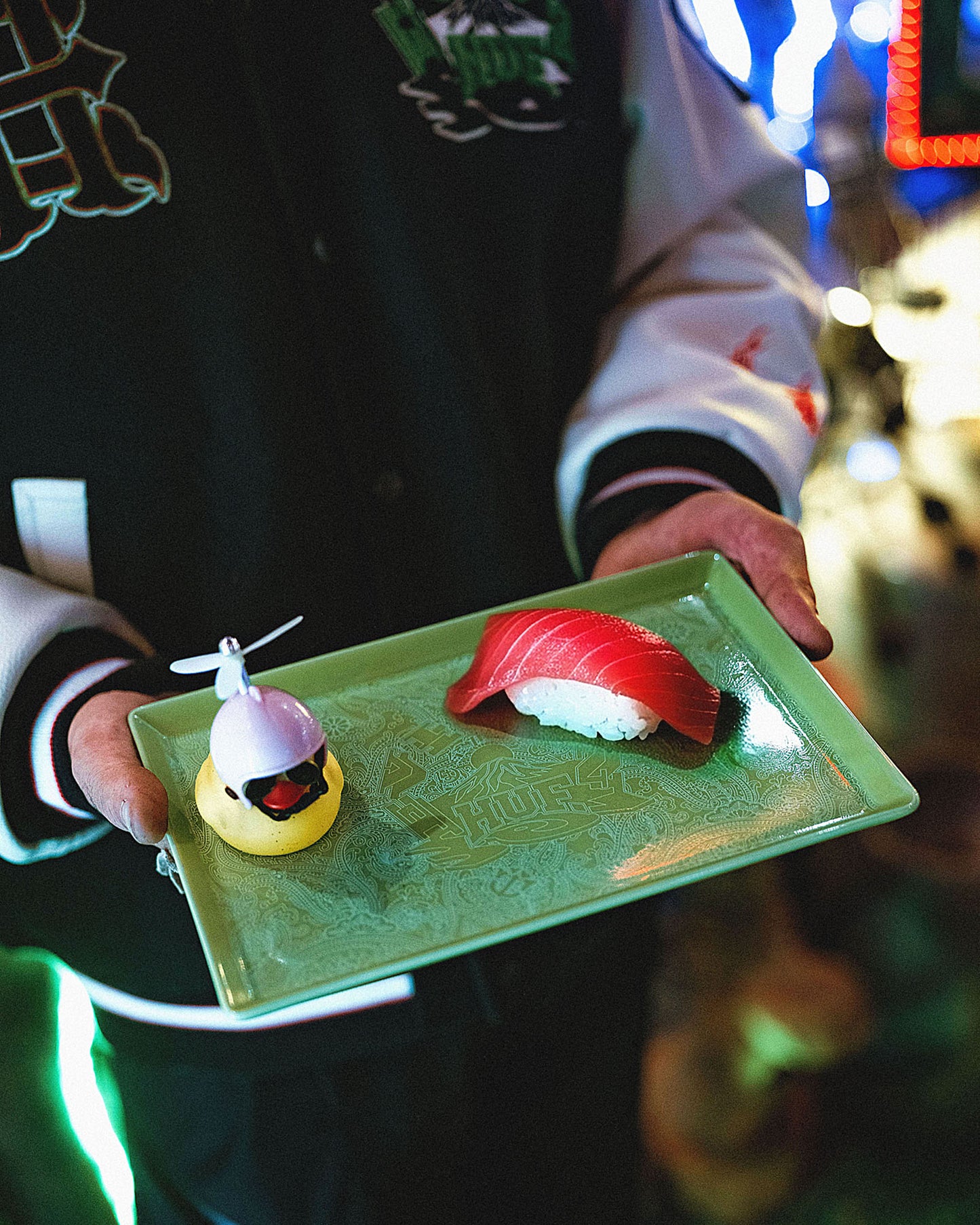 HUF x EVISEN HUFUJI PAISLEY PLATE - GREEN