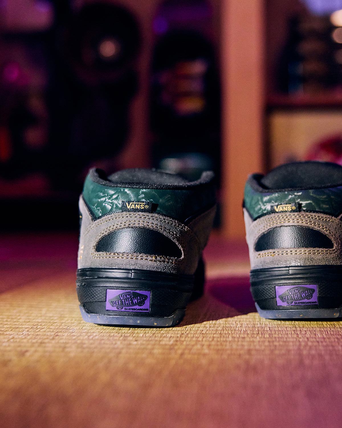 VANS x EVISEN SKATE HALF CAB WAFFLECUP - EVISEN BLACK/AFTER DARK